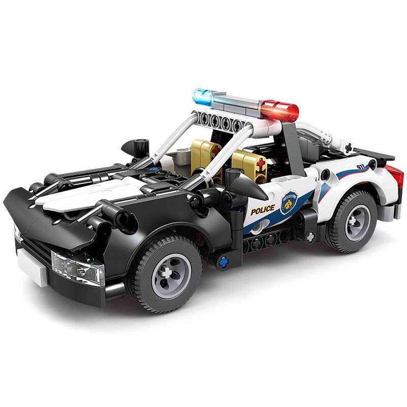 Kazi KY1089 1089 non Lego XE CẢNH SÁT TUẦN TRA COUPE KÉO bộ đồ chơi xếp lắp ráp ghép mô hình Technic Kỹ Thuật Công Nghệ Cao Mô Hình Phương Tiện 265 khối