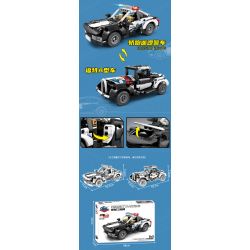 Kazi KY1089 1089 non  XE CẢNH SÁT TUẦN TRA COUPE KÉO bộ đồ chơi xếp lắp ráp ghép mô hình  Kỹ Thuật Công Nghệ Cao Mô Hình Phương Tiện 265 khối