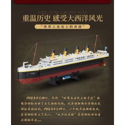 FORANGE FC6005 6005 non  ĐÀI TƯỞNG NIỆM TÀU ?​DU LỊCH KHỔNG LỒ BỊ CHÌM bộ đồ chơi xếp lắp ráp ghép mô hình Creator Expert Chuyên Gia Sáng Tạo 2022 khối