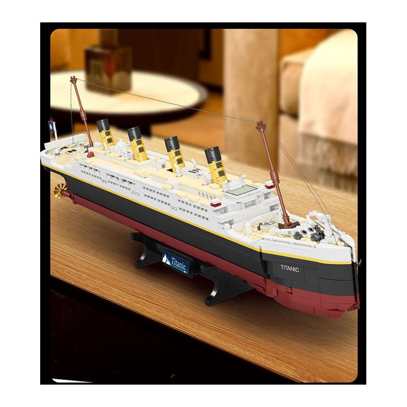 FORANGE FC6005 6005 non  ĐÀI TƯỞNG NIỆM TÀU ?​DU LỊCH KHỔNG LỒ BỊ CHÌM bộ đồ chơi xếp lắp ráp ghép mô hình Creator Expert Chuyên Gia Sáng Tạo 2022 khối