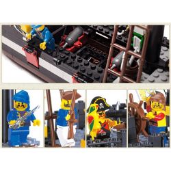 QMAN ENLIGHTEN KEEPPLEY 307 non  TÀU CƯỚP BIỂN RÂU ĐỎ bộ đồ chơi xếp lắp ráp ghép mô hình Pirates Of The Caribbean CORSAIR Cướp Biển Vùng Caribe 590 khối QMAN ENLIGHTEN KEEPPLEY 307 non  TÀU CƯỚP BIỂN RÂU ĐỎ bộ đồ chơi xếp lắp ráp ghép mô hình Pirates Of The Caribbean CORSAIR Cướp Biển Vùng Caribe 590 khối