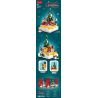GAODAI 80001 non  HỘP NHẠC GIÁNG SINH bộ đồ chơi xếp lắp ráp ghép mô hình Christmas CHRISTMAS MUSICBOX 408 khối