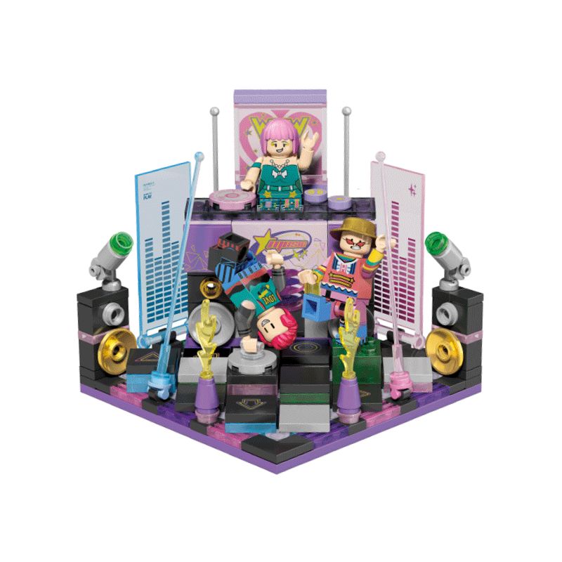 X AREA-X AX0086 0086 non  SÓNG ÂM MA THUẬT bộ đồ chơi xếp lắp ráp ghép mô hình X-BOX 2.0 LET'S DANCE TO NIGHT NOW