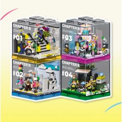 X AREA-X AX0086 0086 non  SÓNG ÂM MA THUẬT bộ đồ chơi xếp lắp ráp ghép mô hình X-BOX 2.0 LET'S DANCE TO NIGHT NOW