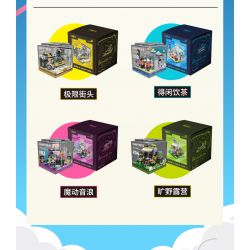 X AREA-X AX0086 0086 non  SÓNG ÂM MA THUẬT bộ đồ chơi xếp lắp ráp ghép mô hình X-BOX 2.0 LET'S DANCE TO NIGHT NOW