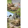 YOLOPARK 40020 non  PHÁO TỰ HÀNH 155 bộ đồ chơi xếp lắp ráp ghép mô hình Military Army BRICKS MAN 01 Quân Sự Bộ Đội 1648 khối