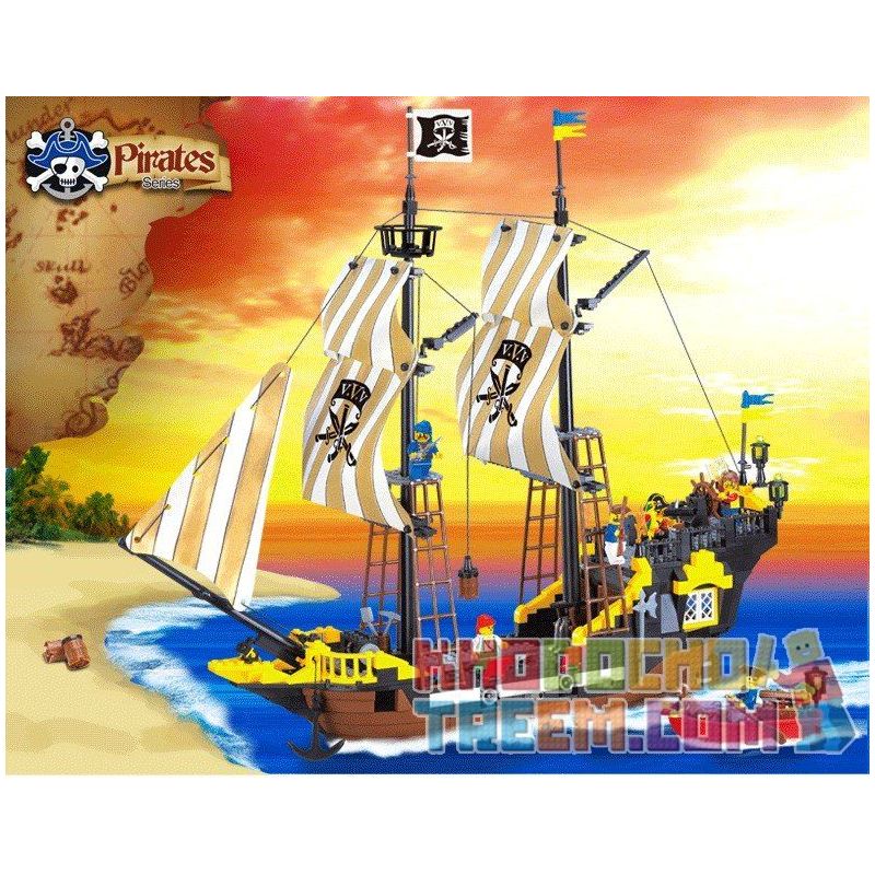 QMAN ENLIGHTEN KEEPPLEY 307 non  TÀU CƯỚP BIỂN RÂU ĐỎ bộ đồ chơi xếp lắp ráp ghép mô hình Pirates Of The Caribbean CORSAIR Cướp Biển Vùng Caribe 590 khối QMAN ENLIGHTEN KEEPPLEY 307 non  TÀU CƯỚP BIỂN RÂU ĐỎ bộ đồ chơi xếp lắp ráp ghép mô hình Pirates Of The Caribbean CORSAIR Cướp Biển Vùng Caribe 590 khối