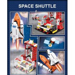 TREE HEIGHT JXL805 non  TÀU CON THOI bộ đồ chơi xếp lắp ráp ghép mô hình Space SPACE SHUTTLE Thám Hiểm Không Gian 510 khối