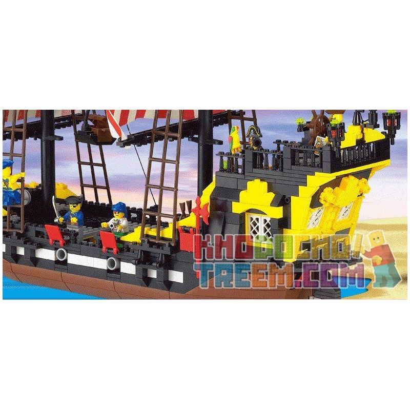 QMAN ENLIGHTEN KEEPPLEY 307 non  TÀU CƯỚP BIỂN RÂU ĐỎ bộ đồ chơi xếp lắp ráp ghép mô hình Pirates Of The Caribbean CORSAIR Cướp Biển Vùng Caribe 590 khối QMAN ENLIGHTEN KEEPPLEY 307 non  TÀU CƯỚP BIỂN RÂU ĐỎ bộ đồ chơi xếp lắp ráp ghép mô hình Pirates Of The Caribbean CORSAIR Cướp Biển Vùng Caribe 590 khối