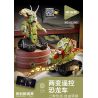 PanlosBrick 615007 Panlos Brick 615007 non  XE TRICERATOPS KHỦNG LONG ĐIỀU KHIỂN TỪ XA HAI THAY ĐỔI bộ đồ chơi xếp lắp ráp ghép mô hình  Kỹ Thuật Công Nghệ Cao Mô Hình Phương Tiện 870 khối