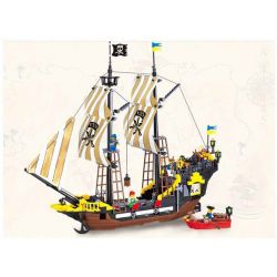 QMAN ENLIGHTEN KEEPPLEY 307 non  TÀU CƯỚP BIỂN RÂU ĐỎ bộ đồ chơi xếp lắp ráp ghép mô hình Pirates Of The Caribbean CORSAIR Cướp Biển Vùng Caribe 590 khối QMAN ENLIGHTEN KEEPPLEY 307 non  TÀU CƯỚP BIỂN RÂU ĐỎ bộ đồ chơi xếp lắp ráp ghép mô hình Pirates Of The Caribbean CORSAIR Cướp Biển Vùng Caribe 590 khối