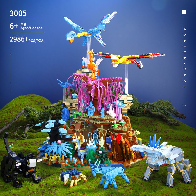 DK 3005 WHEEL CL1199 1199 non  THẾ GIỚI TƯƠI SÁNG CỦA PANDORA bộ đồ chơi xếp lắp ráp ghép mô hình AVATAR THE ILLUMINATED WORLD OF PANDORA 2878 khối