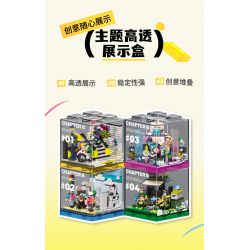 X AREA-X AX0085 0085 non  UỐNG TRÀ bộ đồ chơi xếp lắp ráp ghép mô hình X-BOX 2.0 LET'S YUM CHA NOW