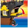 QMAN ENLIGHTEN KEEPPLEY 307 non  TÀU CƯỚP BIỂN RÂU ĐỎ bộ đồ chơi xếp lắp ráp ghép mô hình Pirates Of The Caribbean CORSAIR Cướp Biển Vùng Caribe 590 khối