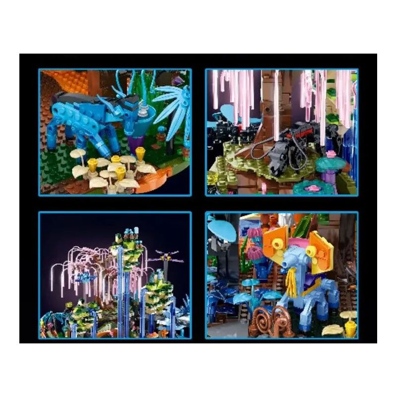 DK 3005 WHEEL CL1199 1199 non  THẾ GIỚI TƯƠI SÁNG CỦA PANDORA bộ đồ chơi xếp lắp ráp ghép mô hình AVATAR THE ILLUMINATED WORLD OF PANDORA 2878 khối