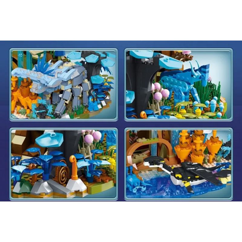 DK 3005 WHEEL CL1199 1199 non  THẾ GIỚI TƯƠI SÁNG CỦA PANDORA bộ đồ chơi xếp lắp ráp ghép mô hình AVATAR THE ILLUMINATED WORLD OF PANDORA 2878 khối