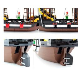 QMAN ENLIGHTEN KEEPPLEY 307 non  TÀU CƯỚP BIỂN RÂU ĐỎ bộ đồ chơi xếp lắp ráp ghép mô hình Pirates Of The Caribbean CORSAIR Cướp Biển Vùng Caribe 590 khối QMAN ENLIGHTEN KEEPPLEY 307 non  TÀU CƯỚP BIỂN RÂU ĐỎ bộ đồ chơi xếp lắp ráp ghép mô hình Pirates Of The Caribbean CORSAIR Cướp Biển Vùng Caribe 590 khối