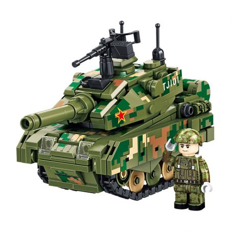 PanlosBrick 688004 Panlos Brick 688004 non  XE TĂNG PHIÊN BẢN 99A Q bộ đồ chơi xếp lắp ráp ghép mô hình Military Army 99A Q VERSION TANK Quân Sự Bộ Đội 776 khối
