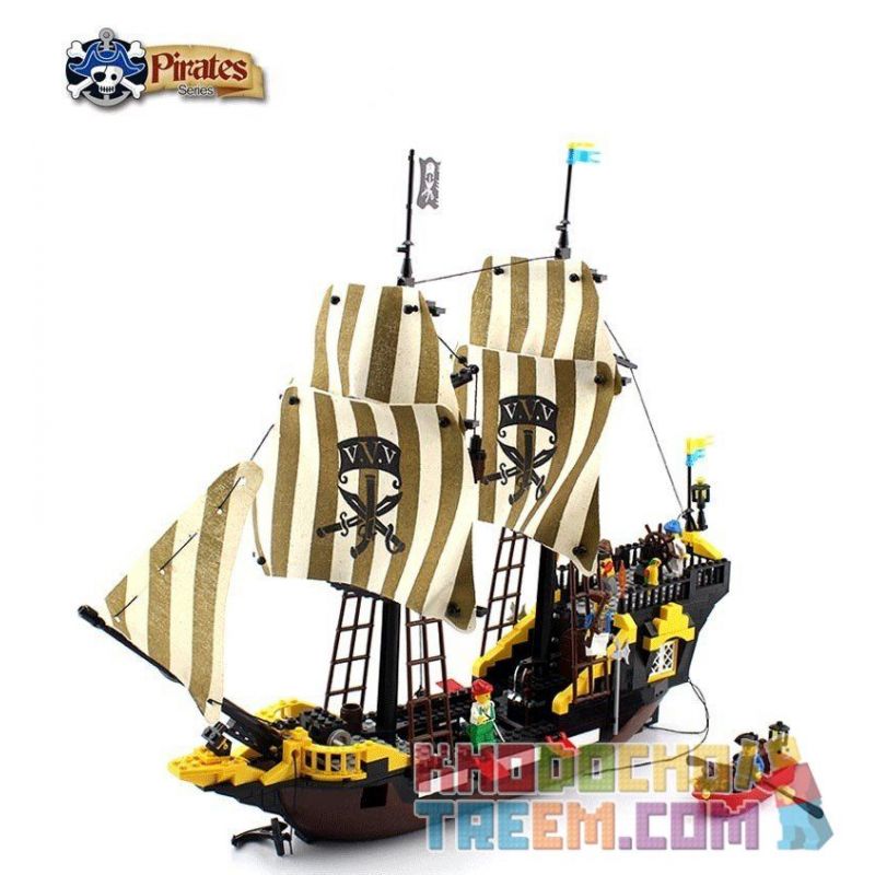 QMAN ENLIGHTEN KEEPPLEY 307 non  TÀU CƯỚP BIỂN RÂU ĐỎ bộ đồ chơi xếp lắp ráp ghép mô hình Pirates Of The Caribbean CORSAIR Cướp Biển Vùng Caribe 590 khối QMAN ENLIGHTEN KEEPPLEY 307 non  TÀU CƯỚP BIỂN RÂU ĐỎ bộ đồ chơi xếp lắp ráp ghép mô hình Pirates Of The Caribbean CORSAIR Cướp Biển Vùng Caribe 590 khối