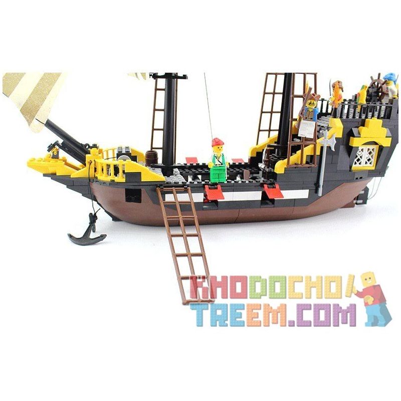 QMAN ENLIGHTEN KEEPPLEY 307 non  TÀU CƯỚP BIỂN RÂU ĐỎ bộ đồ chơi xếp lắp ráp ghép mô hình Pirates Of The Caribbean CORSAIR Cướp Biển Vùng Caribe 590 khối QMAN ENLIGHTEN KEEPPLEY 307 non  TÀU CƯỚP BIỂN RÂU ĐỎ bộ đồ chơi xếp lắp ráp ghép mô hình Pirates Of The Caribbean CORSAIR Cướp Biển Vùng Caribe 590 khối