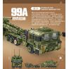 PanlosBrick 688003 Panlos Brick 688003 non  XE TĂNG 99A bộ đồ chơi xếp lắp ráp ghép mô hình Military Army 99A TANK TRANSPORTATION Quân Sự Bộ Đội 2784 khối