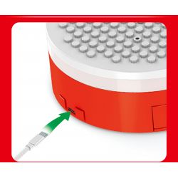 BEAUTY AND 23001 non  ĐÈN XOAY HỘP NHẠC CÂY THÔNG NOEL bộ đồ chơi xếp lắp ráp ghép mô hình Christmas Giáng Sinh 626 khối