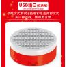 BEAUTY AND 23001 non  ĐÈN XOAY HỘP NHẠC CÂY THÔNG NOEL bộ đồ chơi xếp lắp ráp ghép mô hình Christmas Giáng Sinh 626 khối