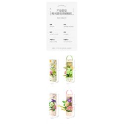 SEMBO 611051 non  CỬA HÀNG HOA NGÔI SAO MAY MẮN bộ đồ chơi xếp lắp ráp ghép mô hình Flowers 598 khối