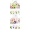 SEMBO 611051 non  CỬA HÀNG HOA NGÔI SAO MAY MẮN bộ đồ chơi xếp lắp ráp ghép mô hình Flowers 598 khối