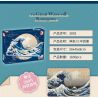 DK 3003 non  KANAGAWA LƯỚT SÓNG bộ đồ chơi xếp lắp ráp ghép mô hình Arts & Crafts THE GREAT WAVE OFF KANAGAWA 1830 khối