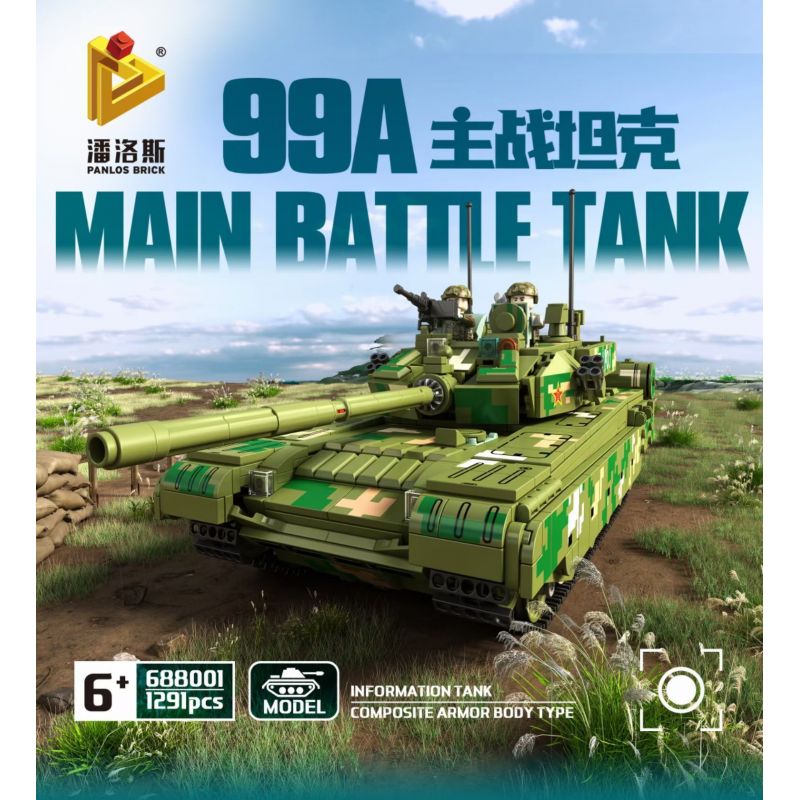 PanlosBrick 688001 688002 Panlos Brick 688001 688002 non  XE TĂNG CHIẾN ĐẤU CHỦ LỰC 99A bộ đồ chơi xếp lắp ráp ghép mô hình Military Army 99A MAIN BATTLE TANK Quân Sự Bộ Đội 1291 khối PanlosBrick 688001 688002 Panlos Brick 688001 688002 non  XE TĂNG CHIẾN ĐẤU CHỦ LỰC 99A bộ đồ chơi xếp lắp ráp ghép mô hình Military Army 99A MAIN BATTLE TANK Quân Sự Bộ Đội 1291 khối
