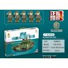 PanlosBrick 688001 688002 Panlos Brick 688001 688002 non  XE TĂNG CHIẾN ĐẤU CHỦ LỰC 99A bộ đồ chơi xếp lắp ráp ghép mô hình Military Army 99A MAIN BATTLE TANK Quân Sự Bộ Đội 1291 khối