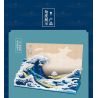 DK 3003 non  KANAGAWA LƯỚT SÓNG bộ đồ chơi xếp lắp ráp ghép mô hình Arts & Crafts THE GREAT WAVE OFF KANAGAWA 1830 khối