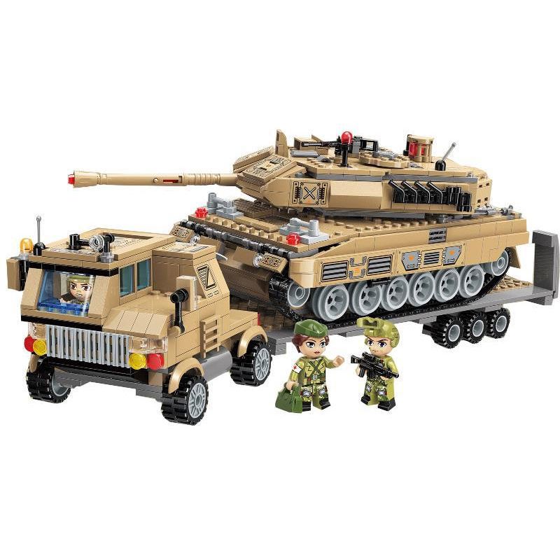 Enlighten 22015 Qman 22015 non Lego THUNDER XE TĂNG XE bộ đồ chơi xếp lắp ráp ghép mô hình THUNDER MISSION 829 khối