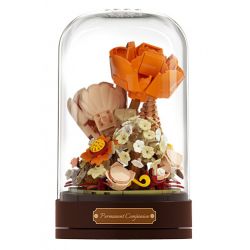 JAKI JK2673 2673 non  HỘP HOA BẤT TỬ ÂM NHẠC GẶP GỠ HỒ CHUÔNG bộ đồ chơi xếp lắp ráp ghép mô hình Creator Sáng Tạo