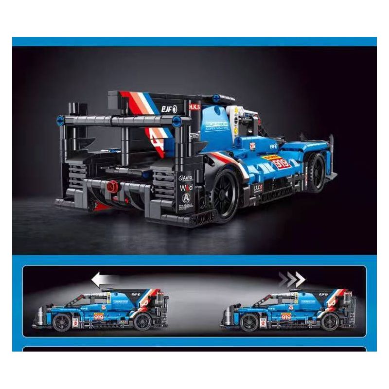 TA GAOLE T3026 3026 non  XE LÙI PORSCHE 919 bộ đồ chơi xếp lắp ráp ghép mô hình  Kỹ Thuật Công Nghệ Cao Mô Hình Phương Tiện 565 khối