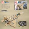 Enlighten 22013 Qman 22013 non  FIGHTER. bộ đồ chơi xếp lắp ráp ghép mô hình THUNDER MISSION 376 khối