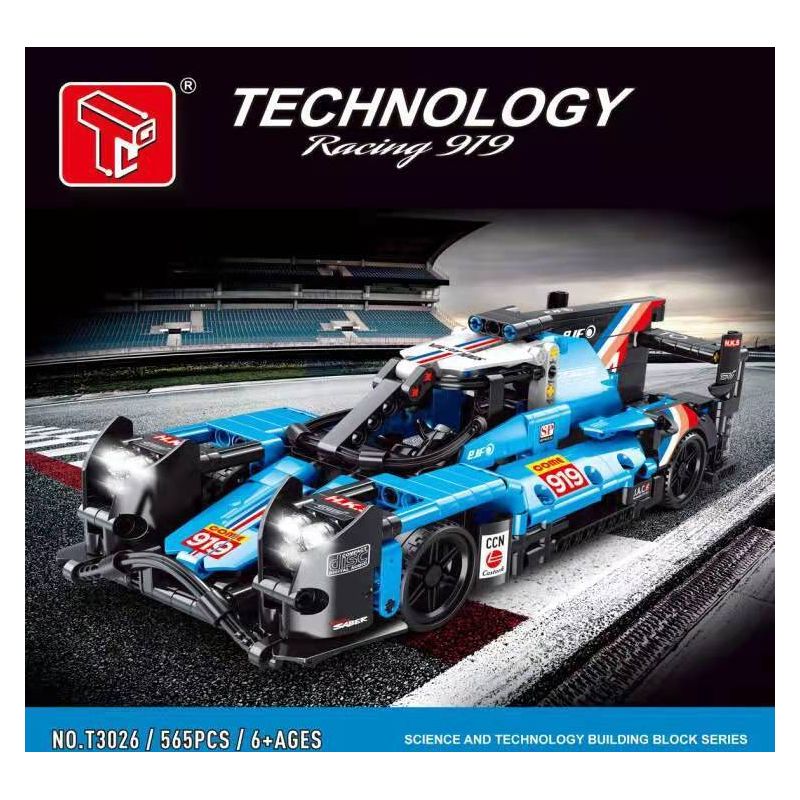 TA GAOLE T3026 3026 non  XE LÙI PORSCHE 919 bộ đồ chơi xếp lắp ráp ghép mô hình  Kỹ Thuật Công Nghệ Cao Mô Hình Phương Tiện 565 khối