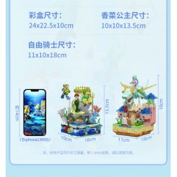 X AREA-X AX0200 0200 non  CÔNG CHÚA MÙI TÂY bộ đồ chơi xếp lắp ráp ghép mô hình X-STORY