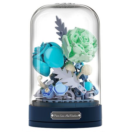 JAKI JK2672 2672 non  HỘP HOA VĨNH CỬU ÂM NHẠC ĐI DẠO TRÊN BIỂN AEGEAN bộ đồ chơi xếp lắp ráp ghép mô hình Creator Sáng Tạo