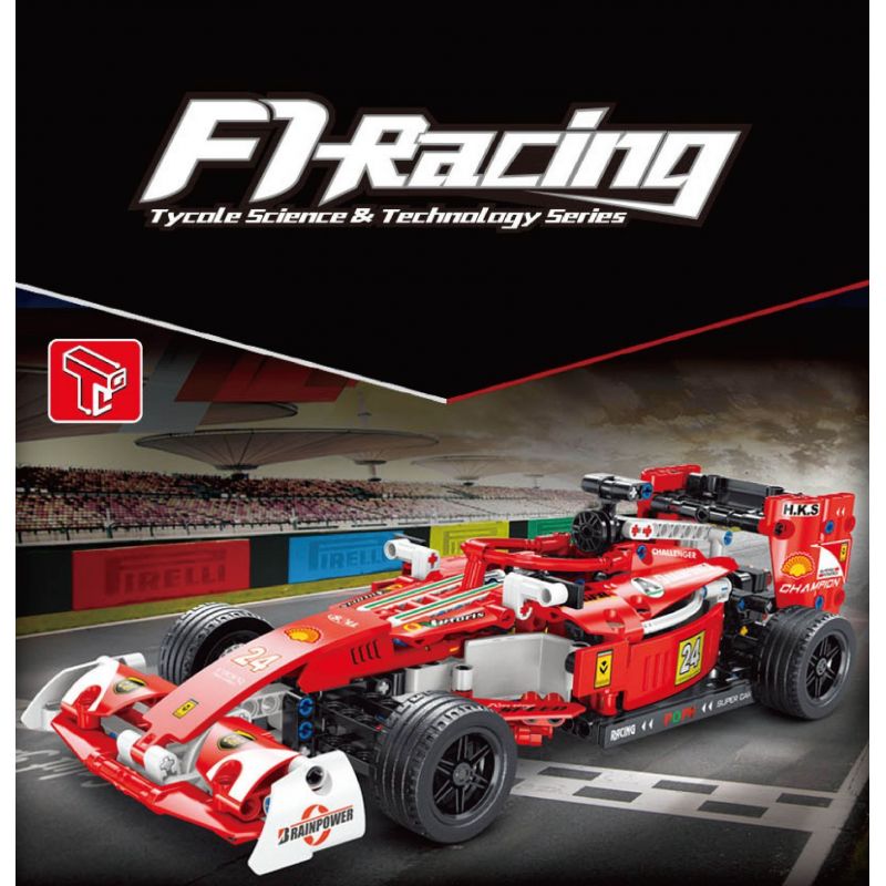 TA GAOLE T3024 3024 non  XE CÔNG THỨC F1 LÙI bộ đồ chơi xếp lắp ráp ghép mô hình  F1-RACING Kỹ Thuật Công Nghệ Cao Mô Hình Phương Tiện 596 khối