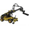 MouldKing 19009 Mould King 19009 REBRICKABLE MOC-13179 13179 MOC13179 non  XE NÂNG KÍNH THIÊN VĂN KHÍ NÉN bộ đồ chơi xếp lắp ráp ghép mô hình  PNEUMATIC TELESCOPIC FORKLIFT Kỹ Thuật Công Nghệ Cao Mô Hình Phương Tiện 803 khối