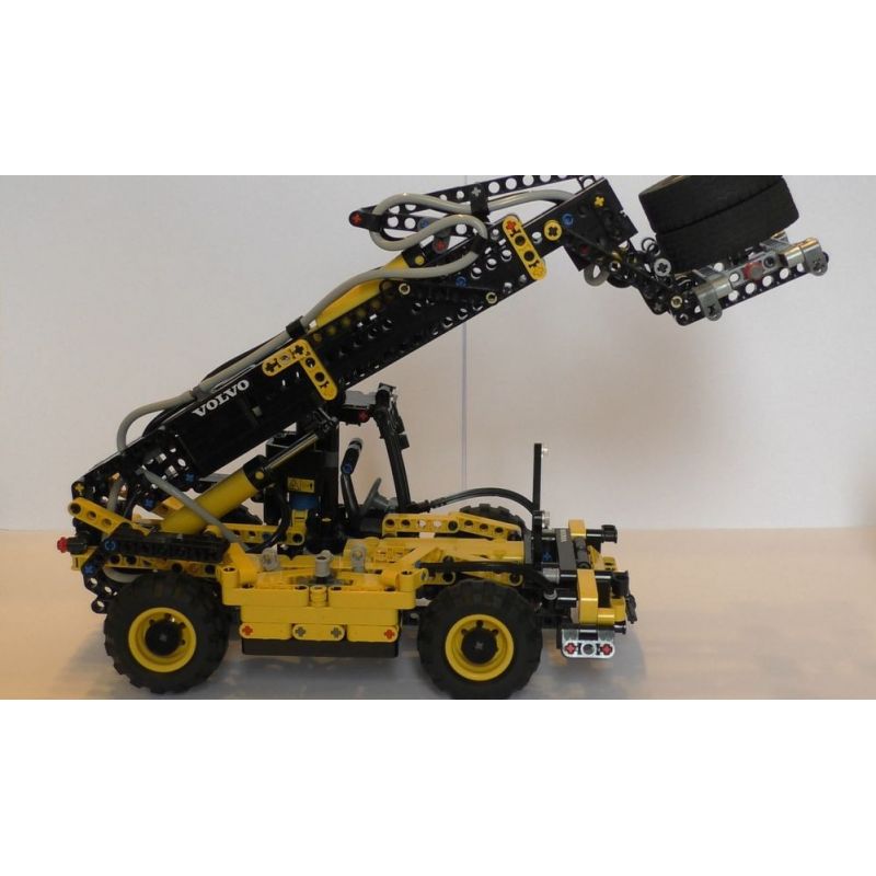 MouldKing 19009 Mould King 19009 REBRICKABLE MOC-13179 13179 MOC13179 non  XE NÂNG KÍNH THIÊN VĂN KHÍ NÉN bộ đồ chơi xếp lắp ráp ghép mô hình  PNEUMATIC TELESCOPIC FORKLIFT Kỹ Thuật Công Nghệ Cao Mô Hình Phương Tiện 803 khối