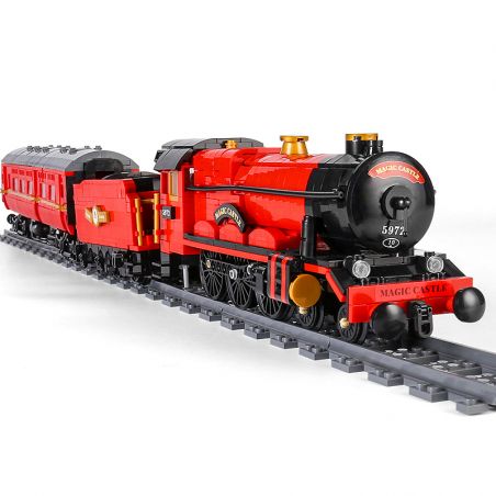 MouldKing 12010 Mould King 12010 non  MAGIC TRAIN. bộ đồ chơi xếp lắp ráp ghép mô hình Harry Potter MAGIC WORLD MAGIC TRAIN Chú Bé Phù Thủy 2086 khối