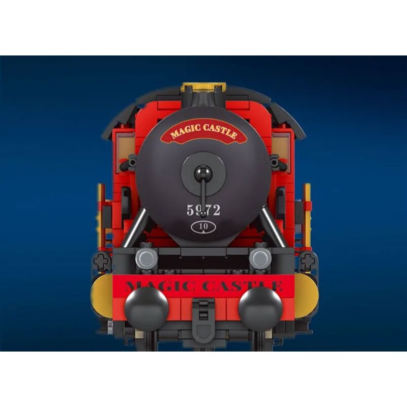 MouldKing 12010 Mould King 12010 non  MAGIC TRAIN. bộ đồ chơi xếp lắp ráp ghép mô hình Harry Potter MAGIC WORLD MAGIC TRAIN Chú Bé Phù Thủy 2086 khối