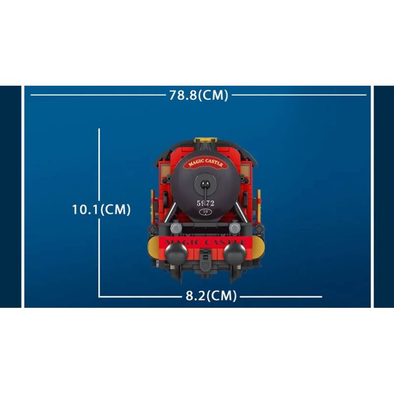 MouldKing 12010 Mould King 12010 non  MAGIC TRAIN. bộ đồ chơi xếp lắp ráp ghép mô hình Harry Potter MAGIC WORLD MAGIC TRAIN Chú Bé Phù Thủy 2086 khối
