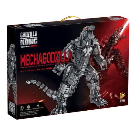 PanlosBrick 687003 Panlos Brick 687003 non  QUÁI VẬT MÁY MÓC bộ đồ chơi xếp lắp ráp ghép mô hình Godzilla MECHA GODZILLA Chúa Tể Quái Vật 1908 khối