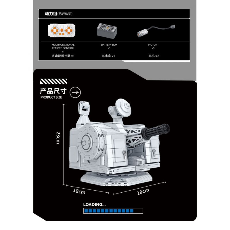 PanlosBrick 628012 Panlos Brick 628012 non  CÔNG NGHỆ QUÂN SỰ PHÁO PHÒNG THỦ TẦM GẦN 1130 (PHÁO HẢI NÒNG H/PJ-11 30MM) bộ đồ chơi xếp lắp ráp ghép mô hình Military Army 1130 PROXIMITY GUN Quân Sự Bộ Đội 1087 khối