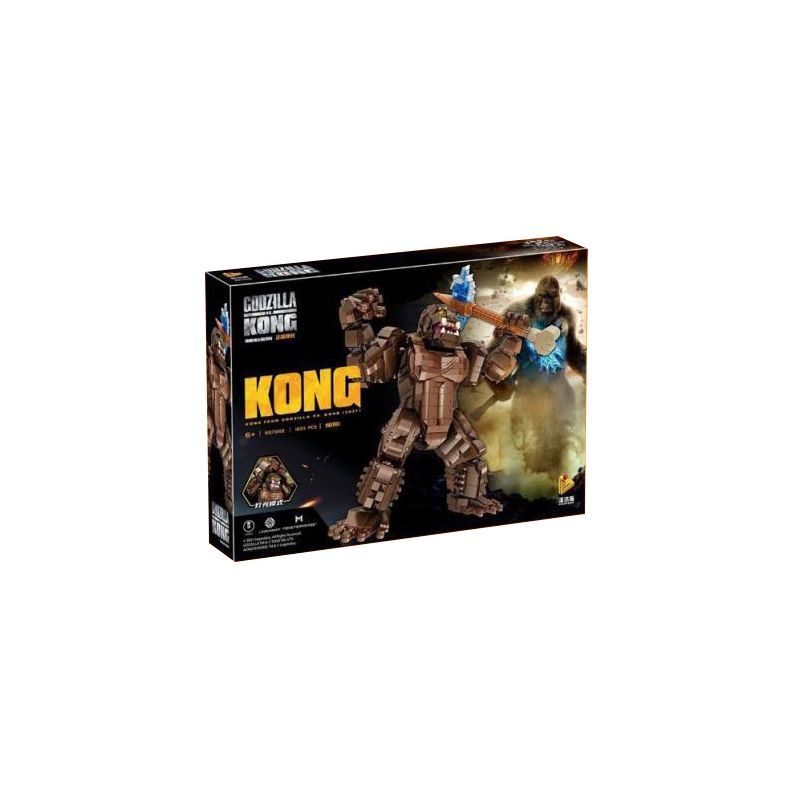 PanlosBrick 687002 Panlos Brick 687002 non Lego VUA KONG bộ đồ chơi xếp lắp ráp ghép mô hình Movie & Game Phim Và Trò Chơi 1803 khối