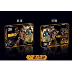 PanlosBrick 687002 Panlos Brick 687002 non  VUA KONG bộ đồ chơi xếp lắp ráp ghép mô hình Movie & Game Phim Và Trò Chơi 1803 khối